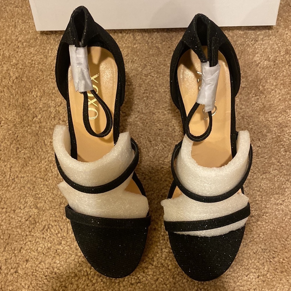 XOXO Women's Glitter Heels 8M - Picture 3 of 7